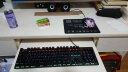 磁动力（ZIDLI）ZK11热插拔真机械键盘台式电脑全键无冲RGB发光金属加重面板104按键有线游戏电竞键盘外设网吧网咖 ZK11PRO·紫橙色·光轴 晒单实拍图