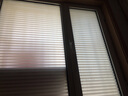 安贝易静电磨砂玻璃贴防窥膜办公室门窗学生宿舍卧室窗花浴室窗贴纸防晒 静电仿百叶 70厘米宽每米价格 实拍图