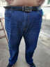 酷万（coolku）300斤新款宽松弹力特大码牛仔裤厚款男士直筒加肥加大号胖子长裤 深蓝8662 48 【290斤左右穿】 实拍图