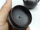 御壶茗香 宜兴紫砂壶原矿纯全手工黑泥西施泡茶壶茶具套装 四杯+公道杯+主人杯+茶漏光素款 实拍图