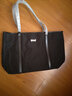 Letitbe女士单肩托特包牛津尼龙帆布上班商务通勤休闲超大容量电脑手提袋 黑色 加大号(很大、个小慎拍) 实拍图