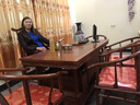 安邸红木家具 非洲花梨（学名:刺猬紫檀）茶几桌实木茶桌功夫茶桌茶台新中式茶桌椅组合 1.78茶桌+1豪华主人椅+4圈椅 实拍图
