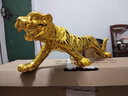 礼赫家饰 装饰品摆件老虎摆件工艺品汽车家居客厅摆设开业礼品酒柜装饰 26厘米金色老虎 实拍图