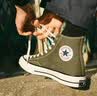 匡威（Converse）男鞋女鞋 ALL STAR系列经典帆布鞋休闲情侣休闲鞋学生板鞋 【常青黑高】侧边加厚橡胶 101010 39 实拍图
