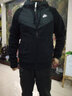 耐克（NIKE）外套男士 2026春季新款运动服装梭织连帽防风衣透气舒适休闲夹克 IX6960-010/晒图退10 S 【165】体重90~110斤左右 实拍图