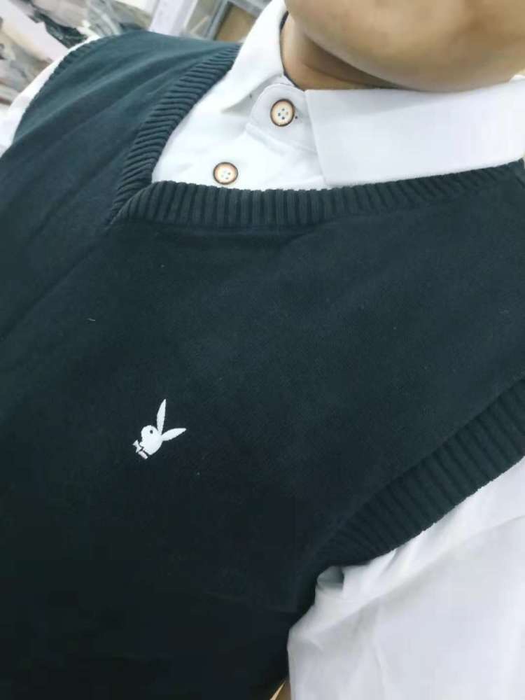 马克华菲（MARK FAIRWHALE）马甲男外套男士春秋户外休闲无袖背心马夹上衣男装 黑色 XL 实拍图
