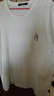 胖哥哥大码男装加肥加大胖子体恤男士短袖T恤宽松圆领大码肥佬t恤 白色狼图腾 4XL （210-250斤） 实拍图