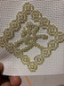 织巢鸟新款印花立体汽车挂件3D珠绣饰品满绣车饰挂饰车用装饰品 套件 16菩提珠 默认发红黄 实拍图
