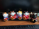 药师窑日本招财猫摆件招福招财小判金币日式治愈可爱生日结婚创意礼品 金运来福对猫（小号） 实拍图
