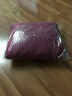 赛罗 珊瑚绒毯子有袖子的毛毯抱枕空调毯办公室宿舍午休懒人膝盖睡毯 紫红色 137*180 晒单实拍图