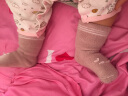 李晨曦（Lichenxi） 宝宝袜子春秋冬季纯棉0-3岁新生儿初生婴儿男女童松口中长筒袜 （加厚卡通女款）长筒袜 M（1-3岁） 实拍图