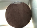 柏森优家 非洲桃花心木菜板实木整木圆形刀板切菜板家用加厚木制一整块砧板菜墩 桃花心木（圆形整木小号：33*2.5cm） 实拍图