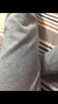浪莎（LangSha）男士秋裤男纯棉秋冬天基础衬裤时尚打底裤保暖裤内穿棉毛裤 100%棉浅灰色 L 170/95建议90-110斤 实拍图