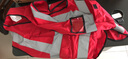 金刚牛反光背心安全马甲多口袋反光服高亮反光免费定制logo汽车反光衣服 多口袋大红色 有 实拍图