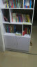 雅仕邦 展示架酒柜书柜储物柜展柜货架货柜置物客厅书房书架产品展示柜 白色 200高*80长*30深 实拍图