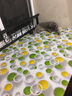 舜馨 PVC桌布防水餐桌茶几垫软玻璃塑料台布防油防烫不透明胶垫印花桌 小清新圆点1.5mm厚 90*160cm 实拍图