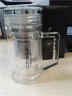 ORTOR玻璃杯双层杯子便携水杯男士女士泡茶商务办公杯泡茶水杯子直身杯 320ml杯 实拍图