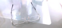 精工(SEIKO)近视眼镜框男款半框纯钛商务型眼镜架可配镜片 H1061 【银色】 赠1.61高清镜片（0-400度） 实拍图