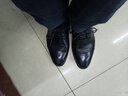 奥康（Aokang）男鞋正装皮鞋男秋冬款男士商务皮鞋休闲圆头系带接头男鞋 黑色 39 实拍图