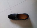蜘蛛王（SPIDER KING）【商场同款【蜘蛛王商务正装皮鞋男尖头漆皮真皮套脚男单鞋832101 黑色 43 (265mm) 实拍图