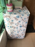 温恋 洗衣机罩全自动滚筒双缸式洗衣机套 防水防晒厚洗衣机罩子 蓝色勿忘我 A型全自动55*58*87cm 实拍图