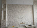 爱柏现代简约无纺布麂皮绒3D立体背景墙壁纸温馨卧室壁纸客厅餐厅墙纸 2021米白色 晒单实拍图