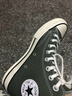 匡威（Converse）男鞋女鞋 ALL STAR系列经典帆布鞋休闲情侣休闲鞋学生板鞋 【常青黑高】侧边加厚橡胶 101010 42 实拍图