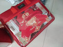 雅鹿婚庆四件套纯棉大红色浪漫结婚床上用品刺绣全棉床单被套高端中式 嫁娶 红 1.8m床 床单款 四件套-被套200*230cm 实拍图