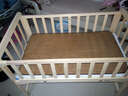 贝快乐婴儿床宝宝童床环保实木无油漆可侧翻与大人床合并、可变书桌 实拍图