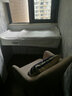 柘忠北欧电脑椅拆洗懒人沙发椅实木脚办公靠背椅子餐厅酒店客房休闲椅 卡其色布艺+胡色实木脚 实拍图