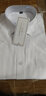 佐马仕短袖衬衫男修身抗皱冰丝夏季男士纯白色职业正装大码免烫衬衣男 浅蓝色 2XL （140-160斤） 实拍图