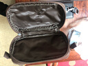 VOYJOY维至双层精品洗漱包干湿分离出差旅行运动健身洗漱用品收纳包T032 经典黑 条纹手提款 22*12*13CM 实拍图