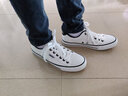 回力女鞋系带休闲鞋学生夏季经典帆布鞋女韩版百搭舒适低帮透气板鞋子 黑白 38 实拍图