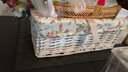 柳趣藤编收纳筐桌面遥控器杂物篮子手机化妆品收纳盒客厅茶几收纳篮 小号 实拍图