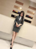 造梦伊人西装女职业女装套装西服工作服正装修身显瘦通勤OL商务面试套装 黑色西装+裤子 2XL 实拍图