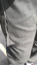 积朗度 裤子男秋季工装裤男青年学生宽松休闲裤男士潮流韩版九分裤男运动哈伦裤男 1968黑色 XL 实拍图