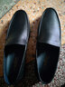 金利来（Goldlion）男鞋轻底皮鞋商务休闲鞋真皮乐福鞋软皮一脚蹬豆豆鞋中年爸爸鞋 黑色 42 比皮鞋大1码，比运动鞋大2码 实拍图
