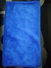爱车安全之家洗车大毛巾吸水加厚细纤维干发抹布擦玻璃擦车巾汽车用汽车用品 【推荐】(30*70cm)蓝色约80g/条 实拍图