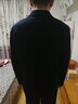 鼎铜夹克男外套春秋新品羊毛外衣男士休闲翻领商务爸爸装春装拉链中年 藏蓝色 92.2%羊毛 7.8%桑蚕丝 175 实拍图
