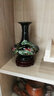 傲世景德镇陶瓷器新中式花瓶工艺品客厅摆件酒柜玄关茶室博古架装饰品 乌金釉清荷将军罐+底座 实拍图