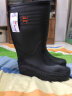 强人3515雨靴防水防滑冬季保暖加绒耐磨雨鞋工作鞋胶鞋 MYX806 黑色 39 实拍图