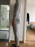 莫代尔男士内衣秋衣秋裤超薄青年升温发热纤维透气保暖内衣套装秋冬 白色 L (170) （推荐90-120斤） 实拍图