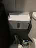 意可可卫生间厕所纸巾盒免打孔吸盘式抽纸卷纸筒卫生纸盒创意防水厕纸架 大号 抽纸卷纸通用长方形 实拍图