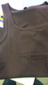 续点方领背心男夏季紧身健身修身运动打底衫弹力男士背心汗衫无袖t恤 军绿色 L 码108-126斤左右修身版型 实拍图