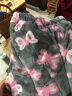 特丝格斯（TSGS）睡衣女冬季加厚套装珊瑚绒三层夹棉衣加绒加大码法兰绒保暖家居服 方格绿色 2XL (建议体重135-155斤) 实拍图