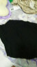 歌米拉 短袖T恤女新款夏季韩版冰丝宽松蝙蝠衫上衣薄体恤 黑色 XXL 晒单实拍图