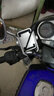 MOTOWOLF摩多狼摩托车手机支架带充电防水铝合金电动车踏板车手机防震支架 银色/镜座款（全铝合金） 实拍图