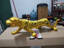 礼赫家饰 装饰品摆件老虎摆件工艺品汽车家居客厅摆设开业礼品酒柜装饰 26厘米金色老虎 实拍图