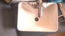 柏野图洗手盆台上盆洗脸盆陶瓷盆洗面盆漱台 阳台洗手盆 小尺寸台上盆 小盆黑鹿无龙头孔(40X30X13CM) 盆加下水器加冷热水龙头 实拍图