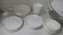 思佰得家用骨瓷碗碟套装创意陶瓷饭碗喝汤大碗简约泡面碗酒店西餐盘子 8英寸圆平盘 实拍图